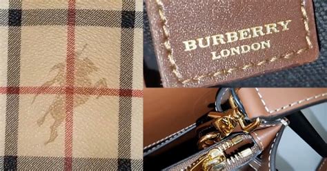 differenza burberry falsa|how to find burberry bag.